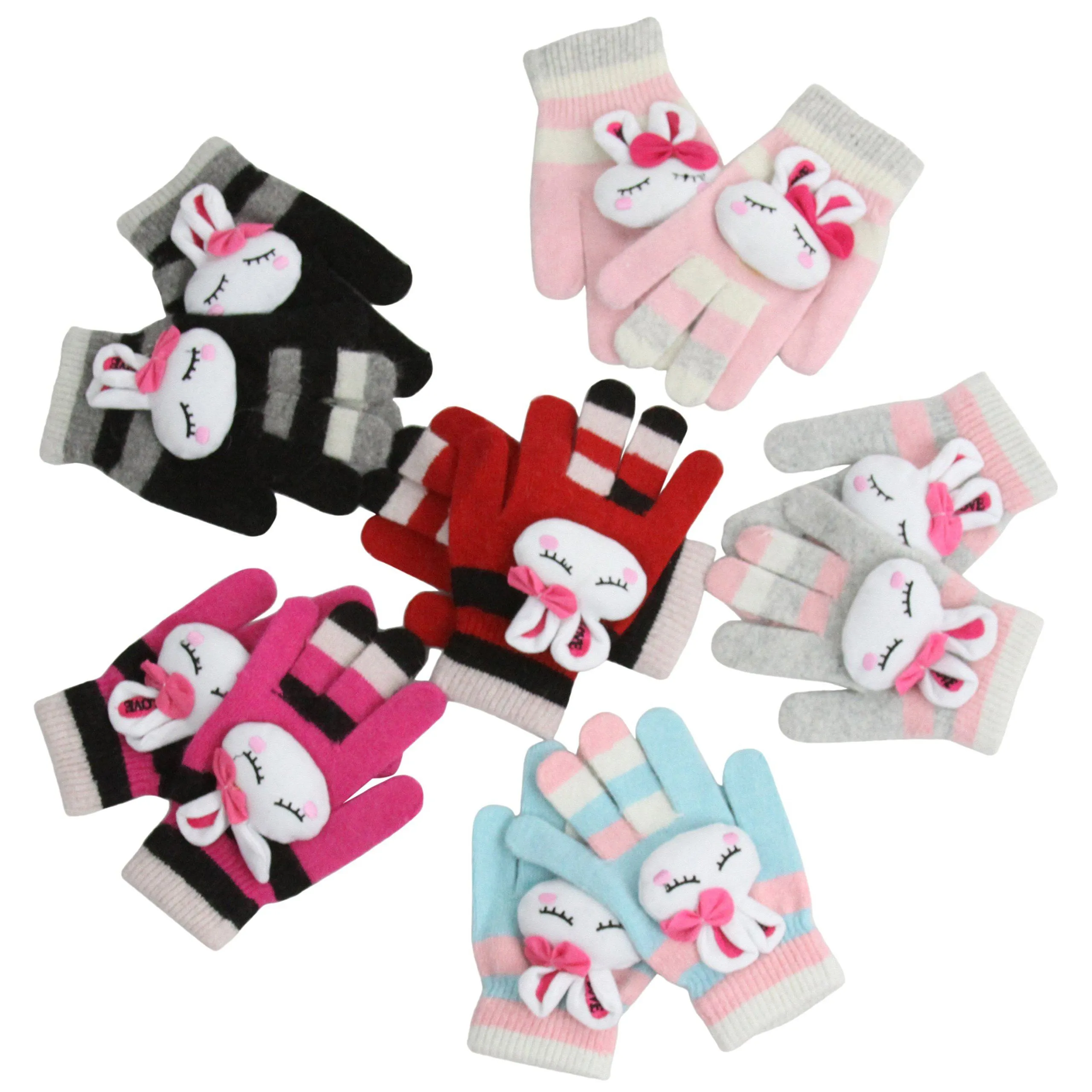 6-Pack: ToBeInStyle Children's Assorted Winter Gloves