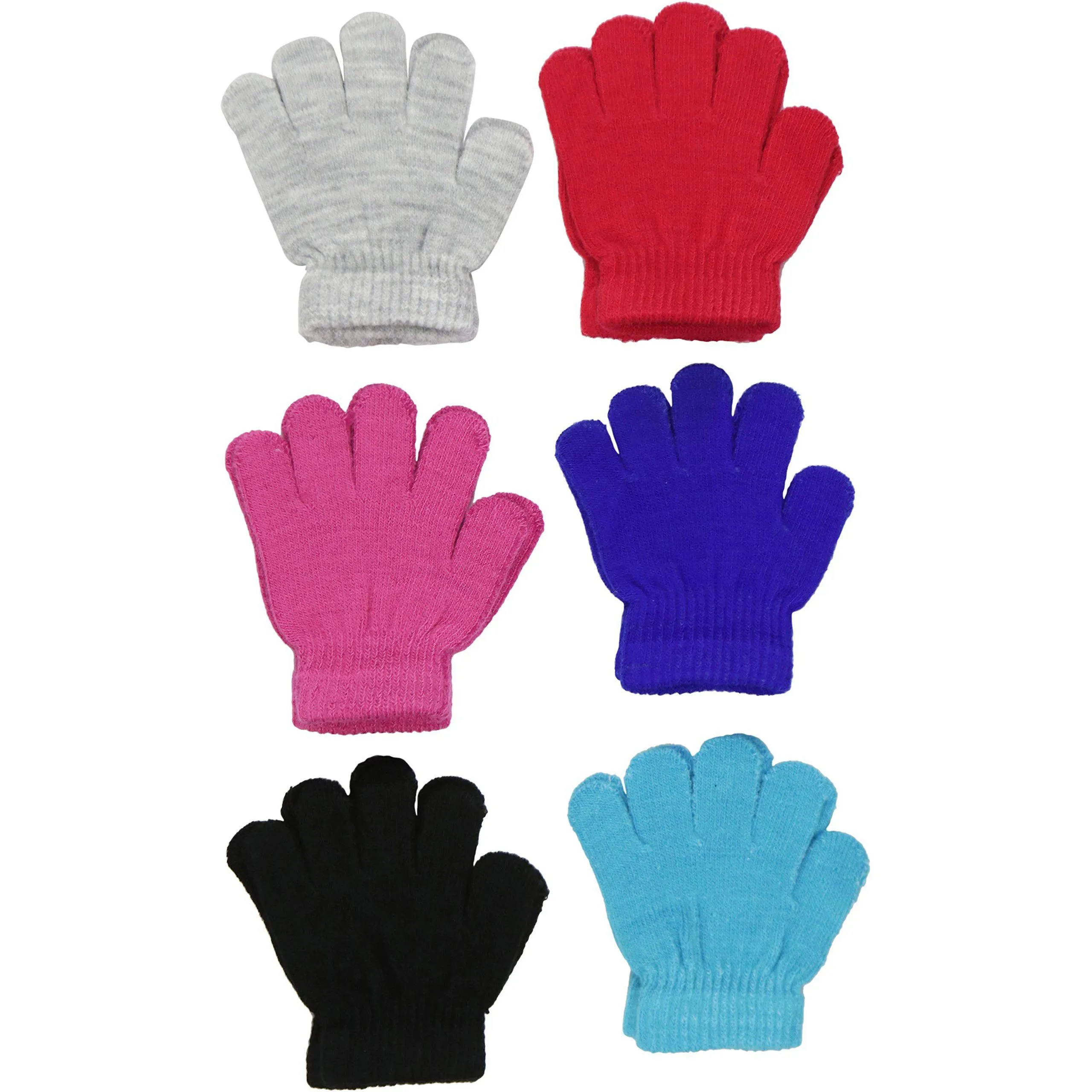 6-Pack: ToBeInStyle Children's Assorted Winter Gloves