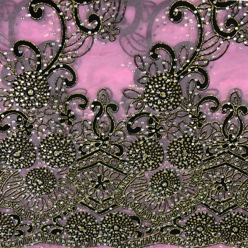 African Lace Fabric With Stones 2019 Fashion French Lace Fabric