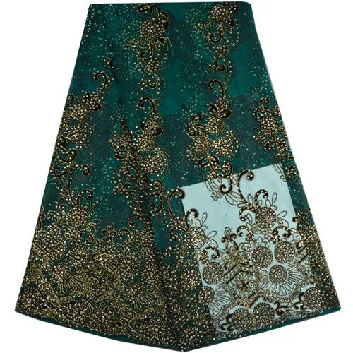 African Lace Fabric With Stones 2019 Fashion French Lace Fabric