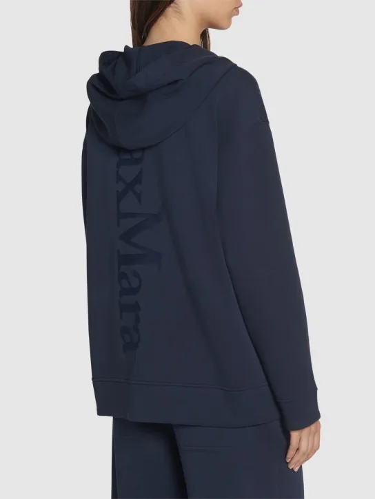 &#x27;S Max Mara   Zuai jersey logo zip hoodie 