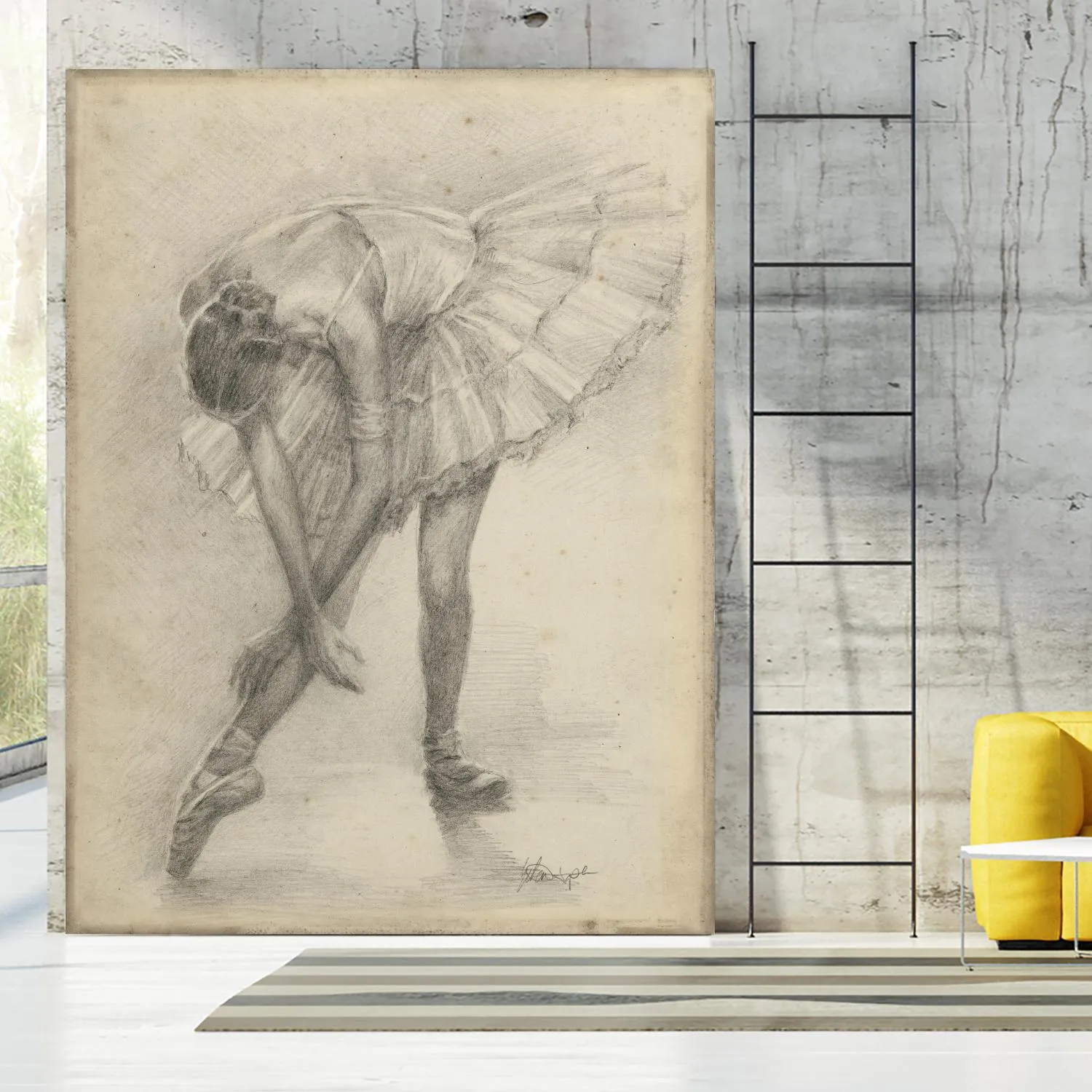 Antique Ballerina Study II