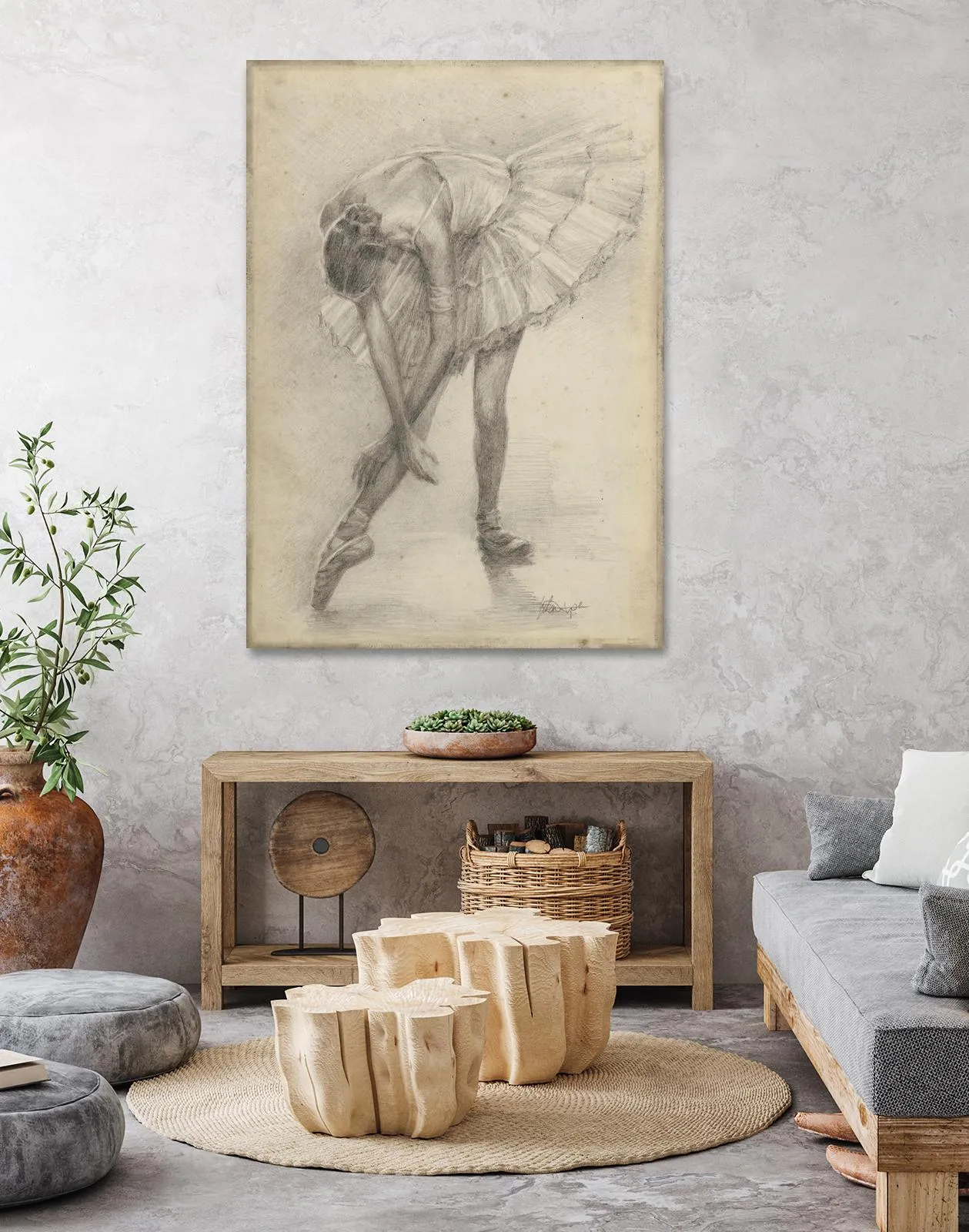 Antique Ballerina Study II