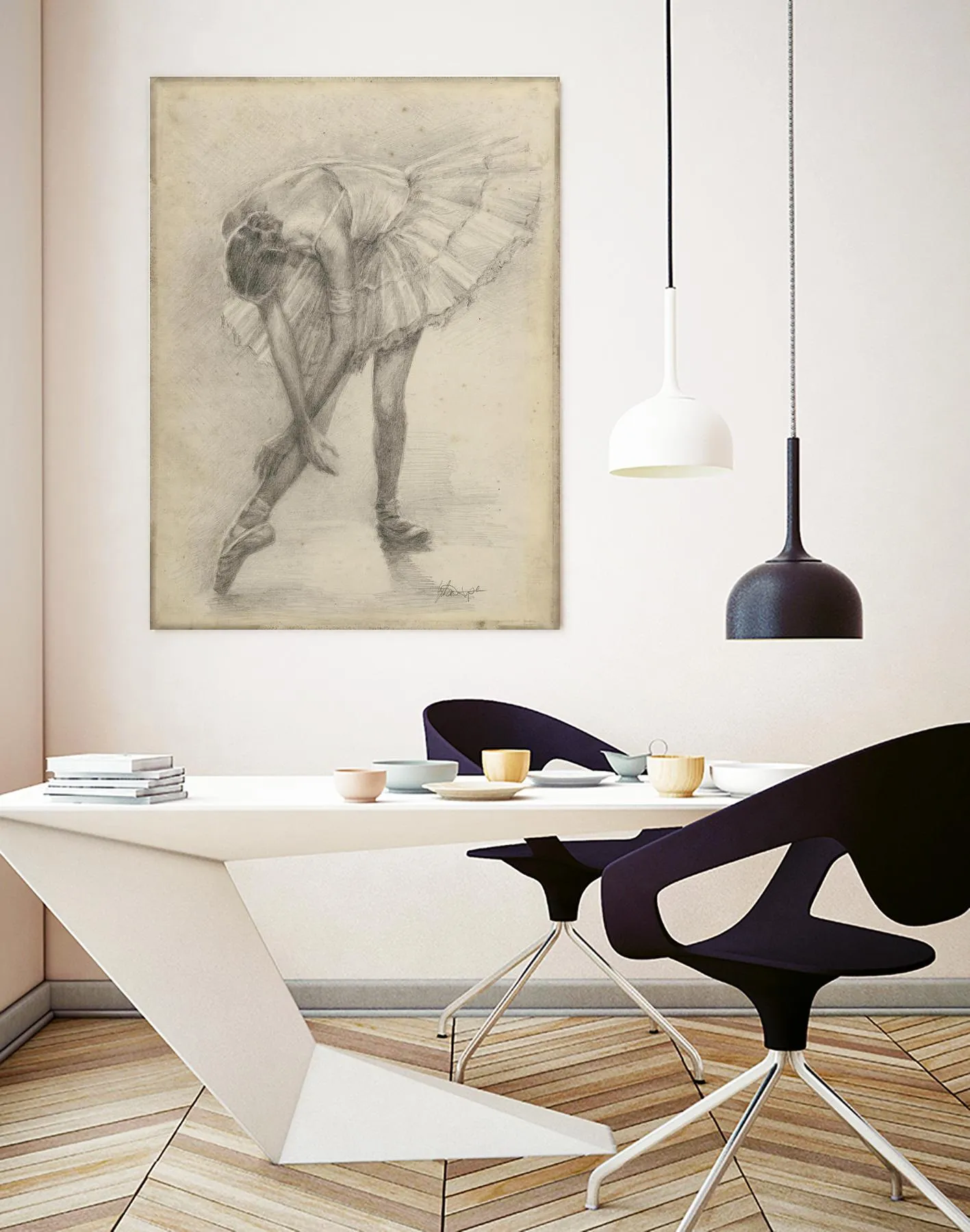 Antique Ballerina Study II