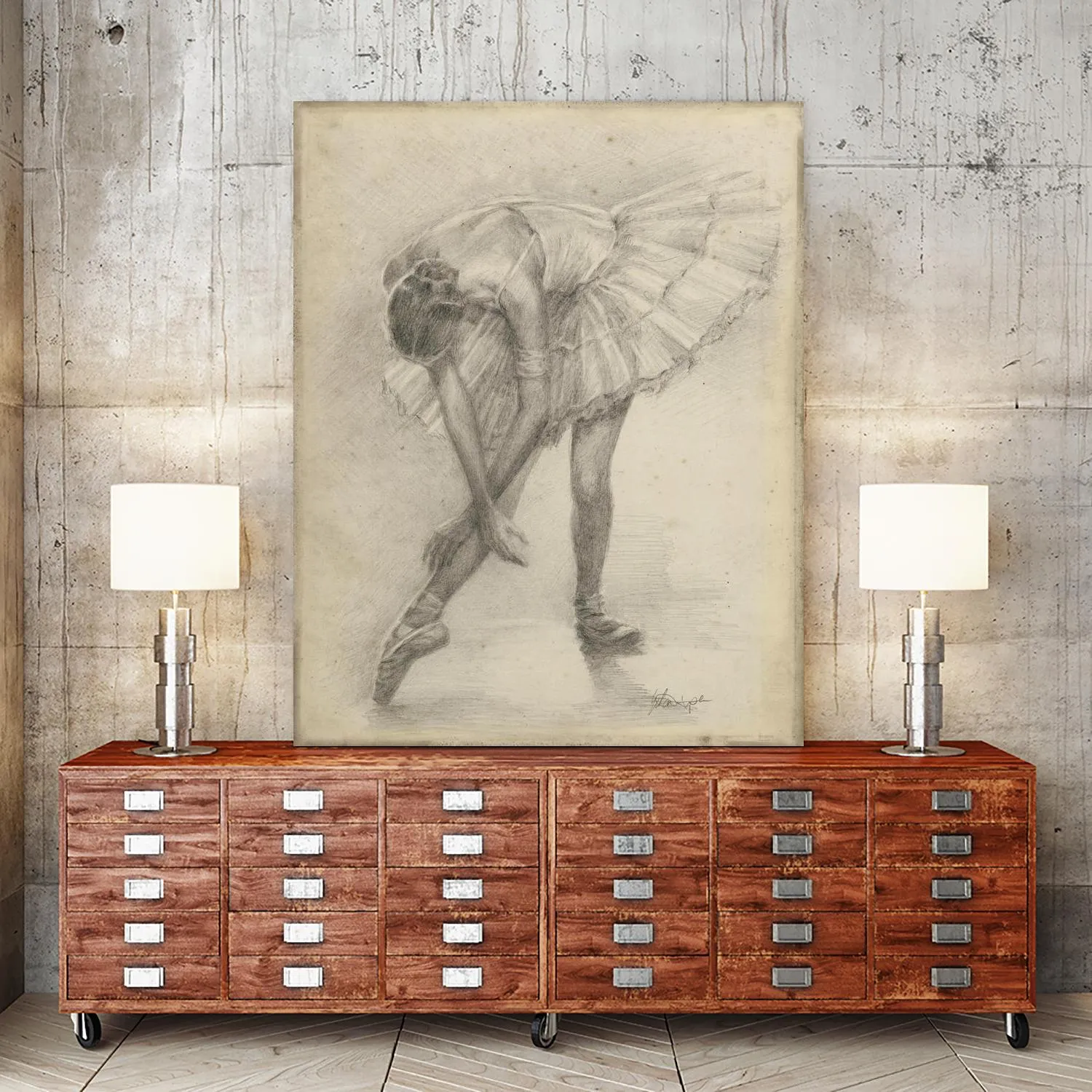 Antique Ballerina Study II