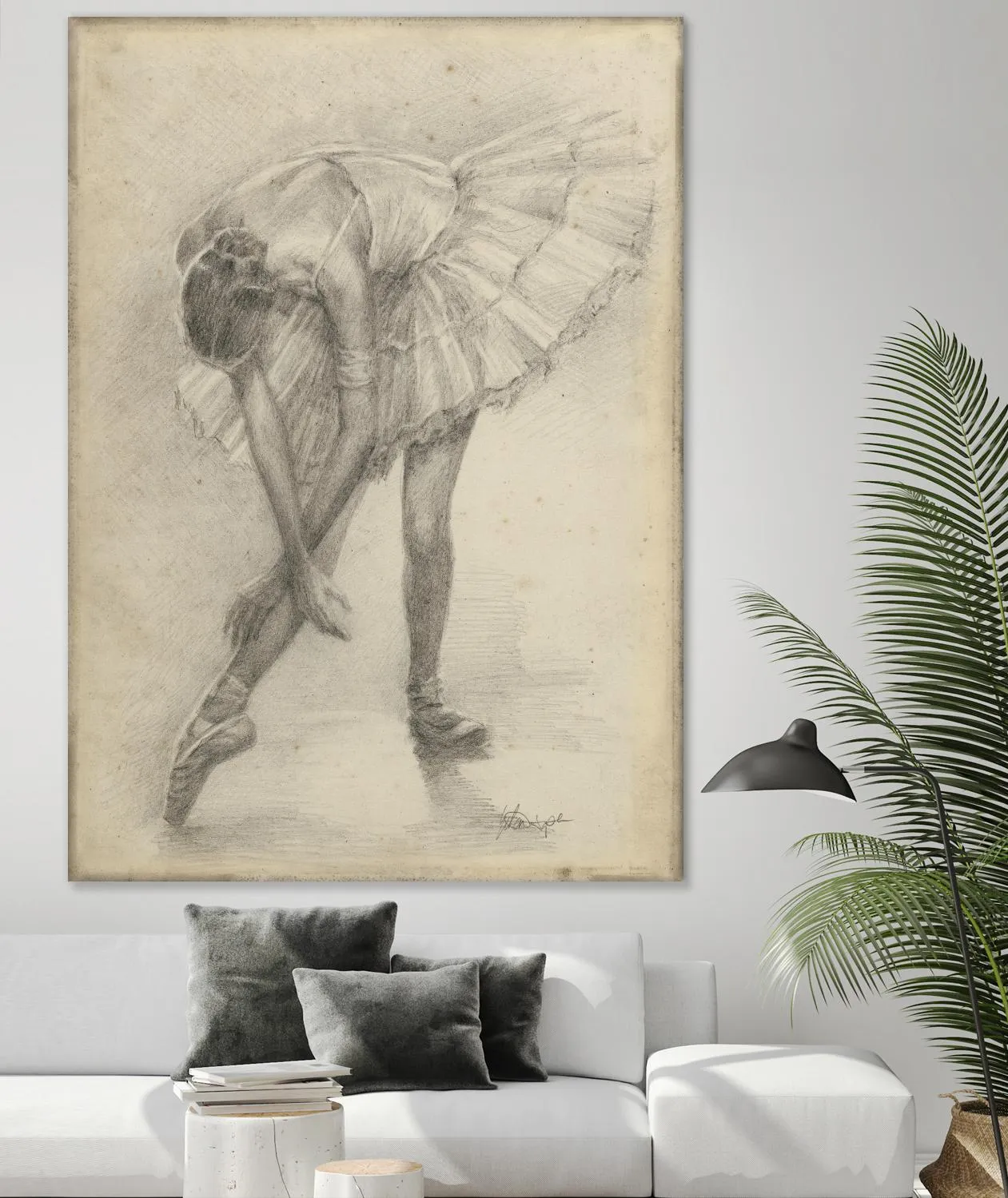 Antique Ballerina Study II
