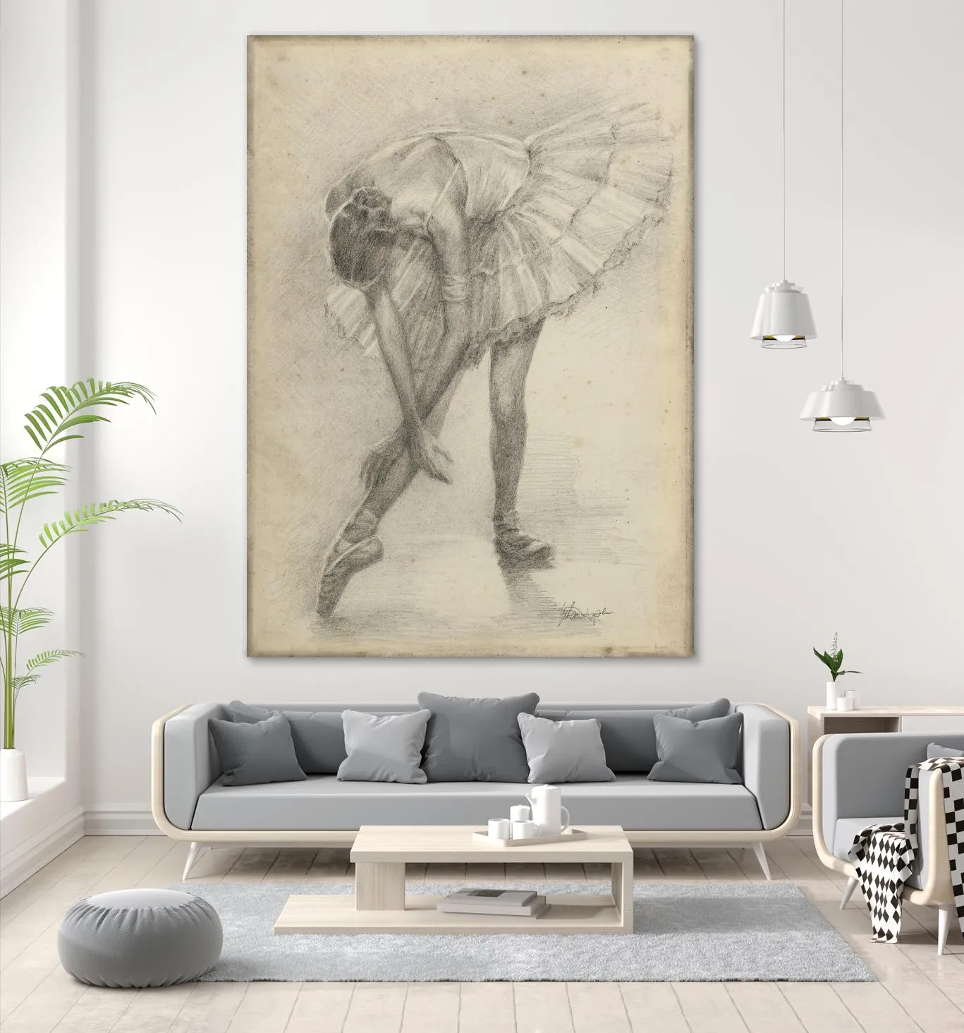 Antique Ballerina Study II