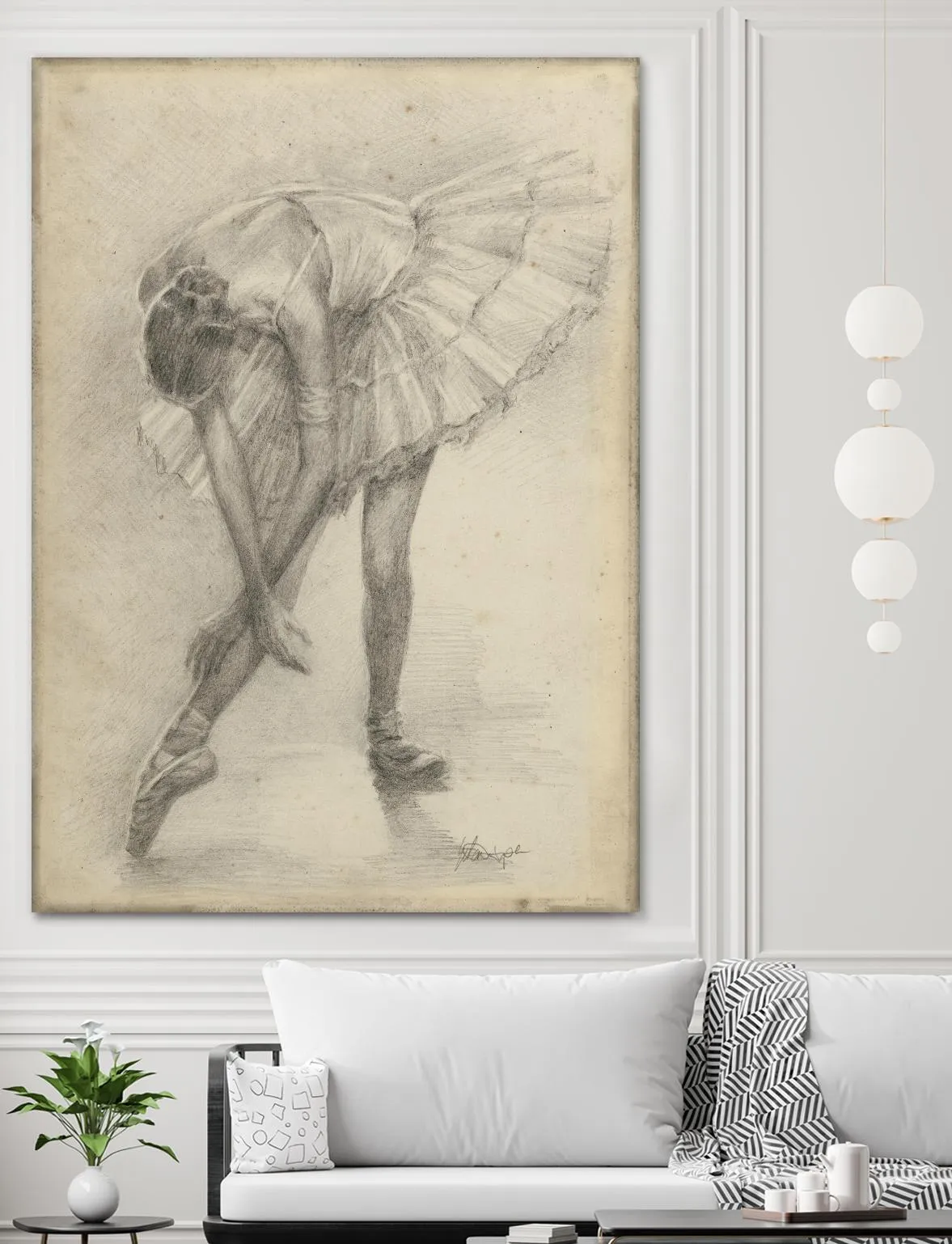 Antique Ballerina Study II