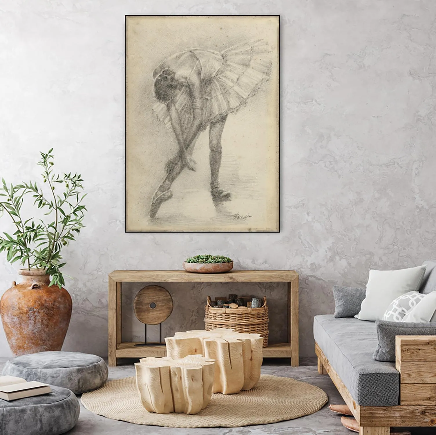 Antique Ballerina Study II
