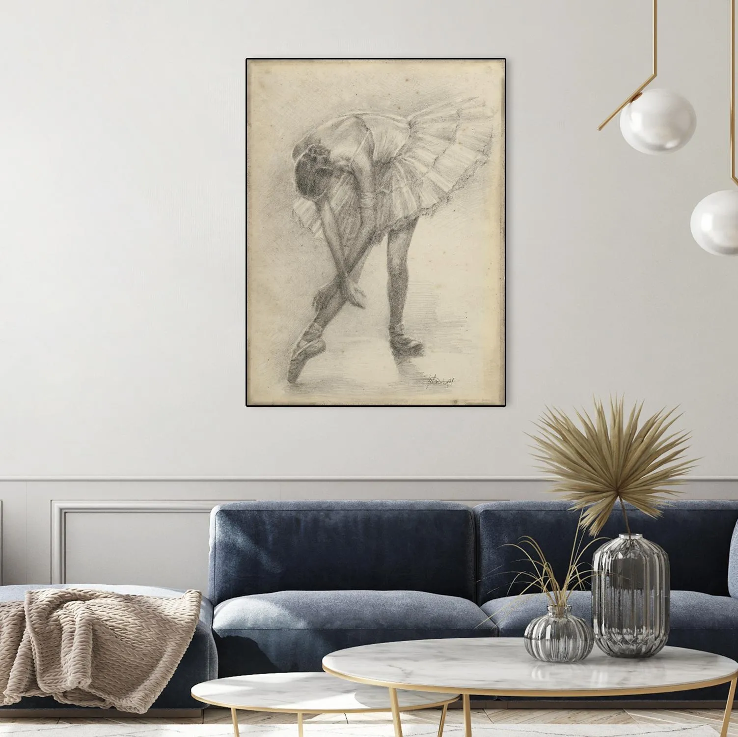 Antique Ballerina Study II