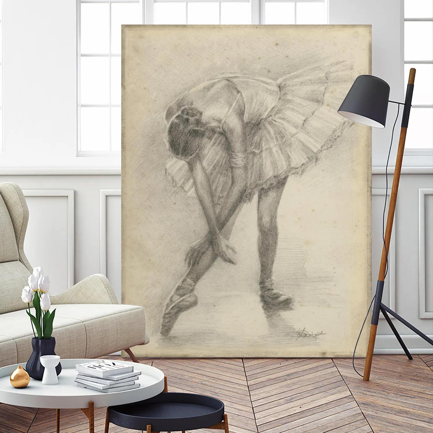 Antique Ballerina Study II