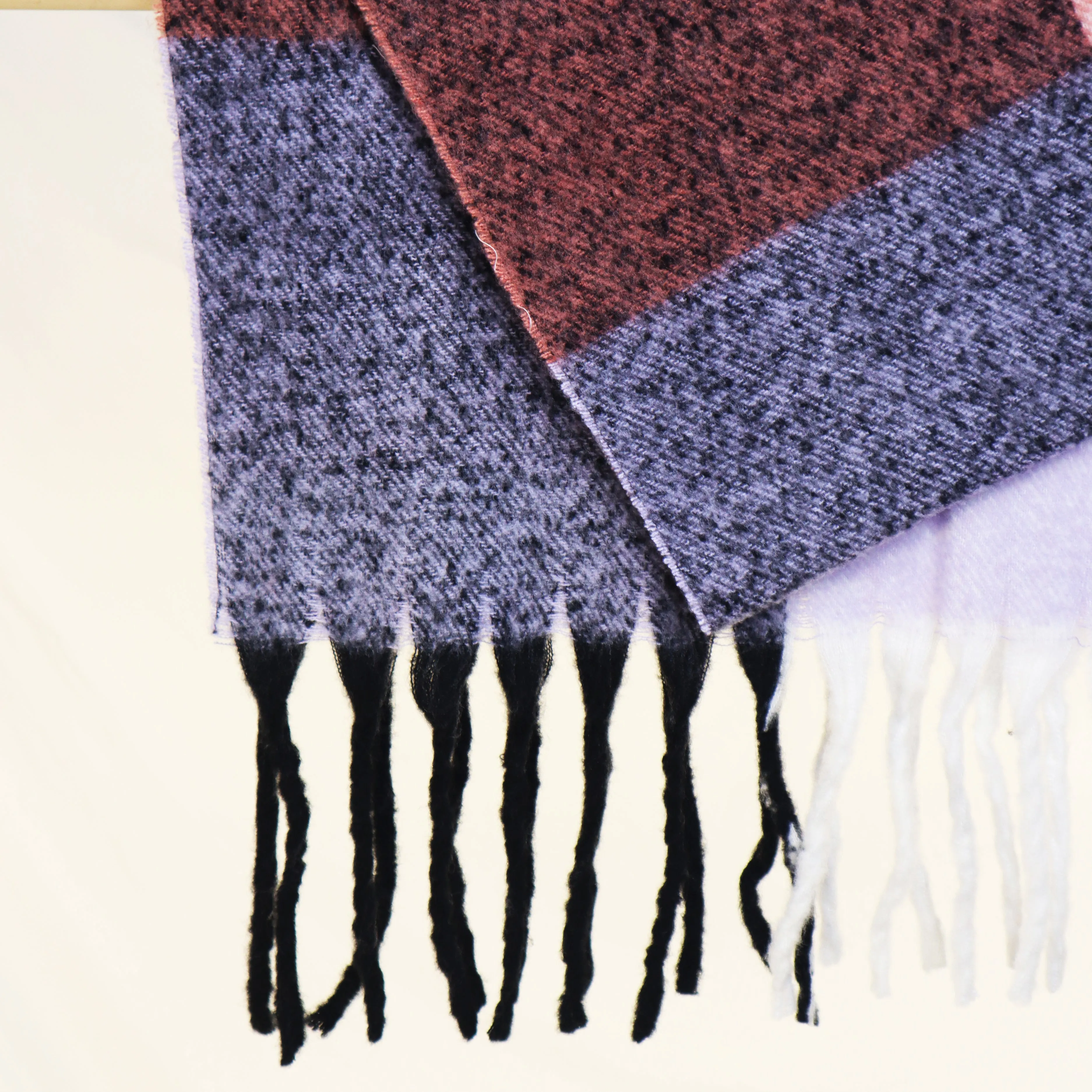 Arlo Check Scarf - Lilac