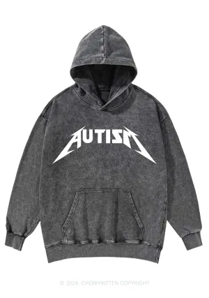 Autism Patient Y2K Washed Hoodie Cherrykitten