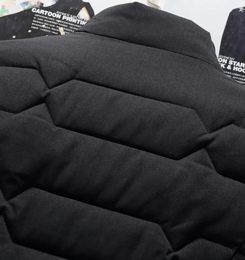 Autumn New Jacket fashion trend Casual thickened warm cotton-padded