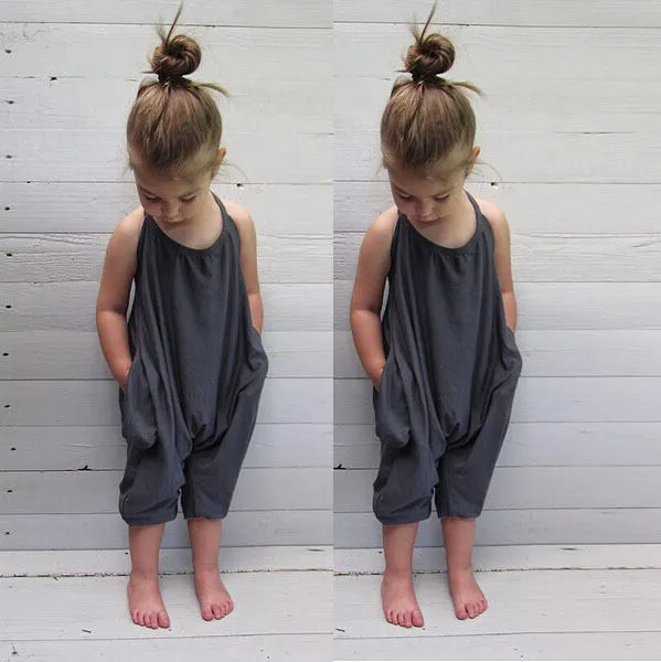 Baby Girl Summer Overalls