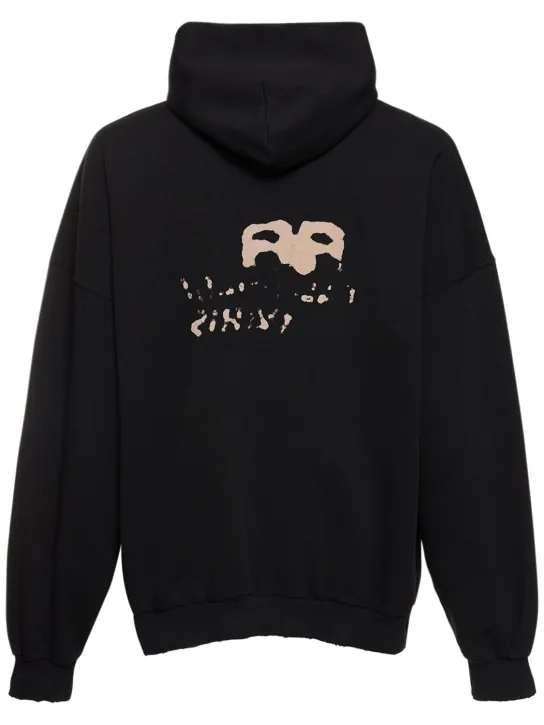 Balenciaga   Hand drawn BB icon cotton hoodie 