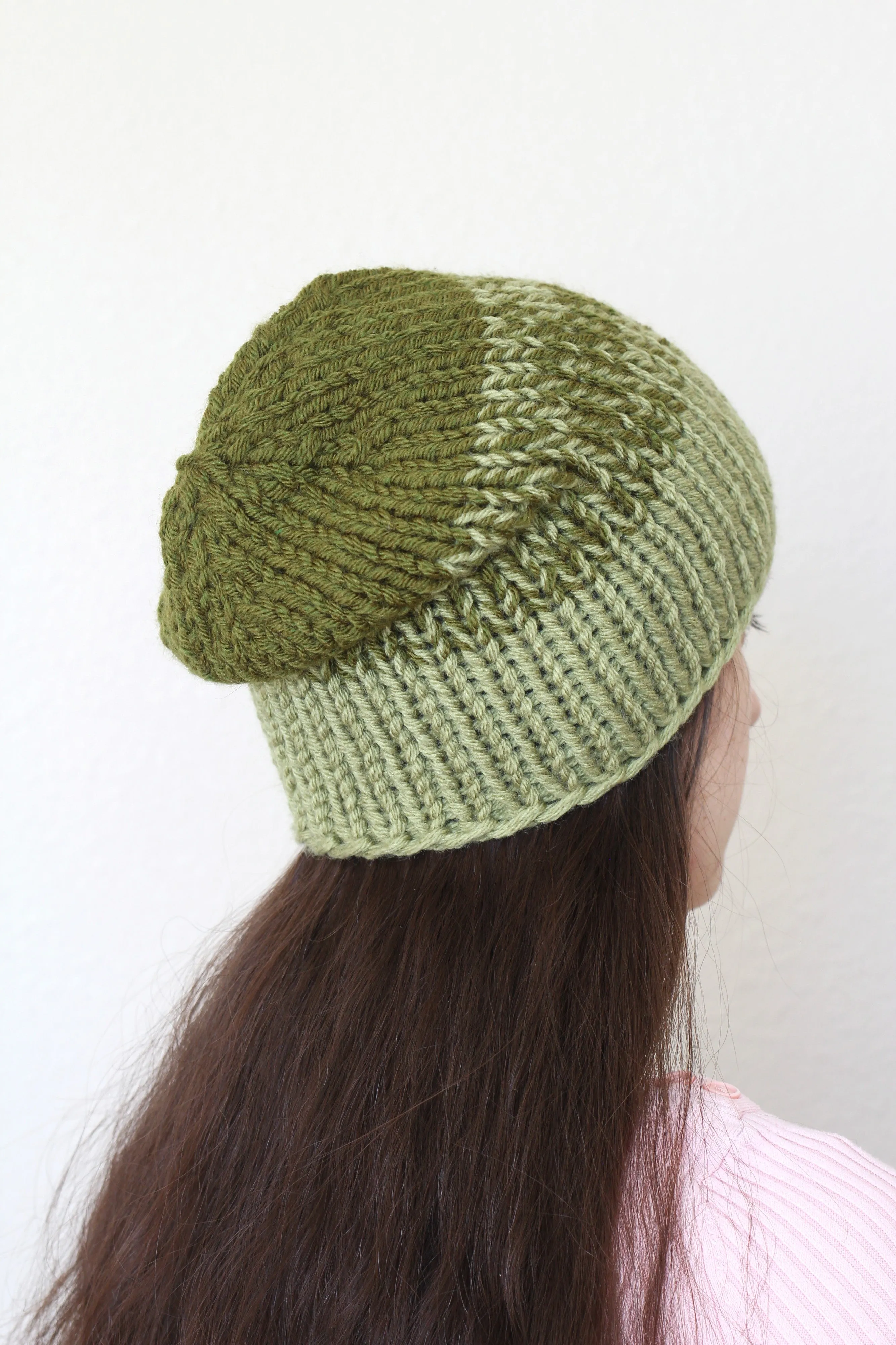 Beanie hat, knit hat, slouchy hat, knit beanie in mustard yellow color
