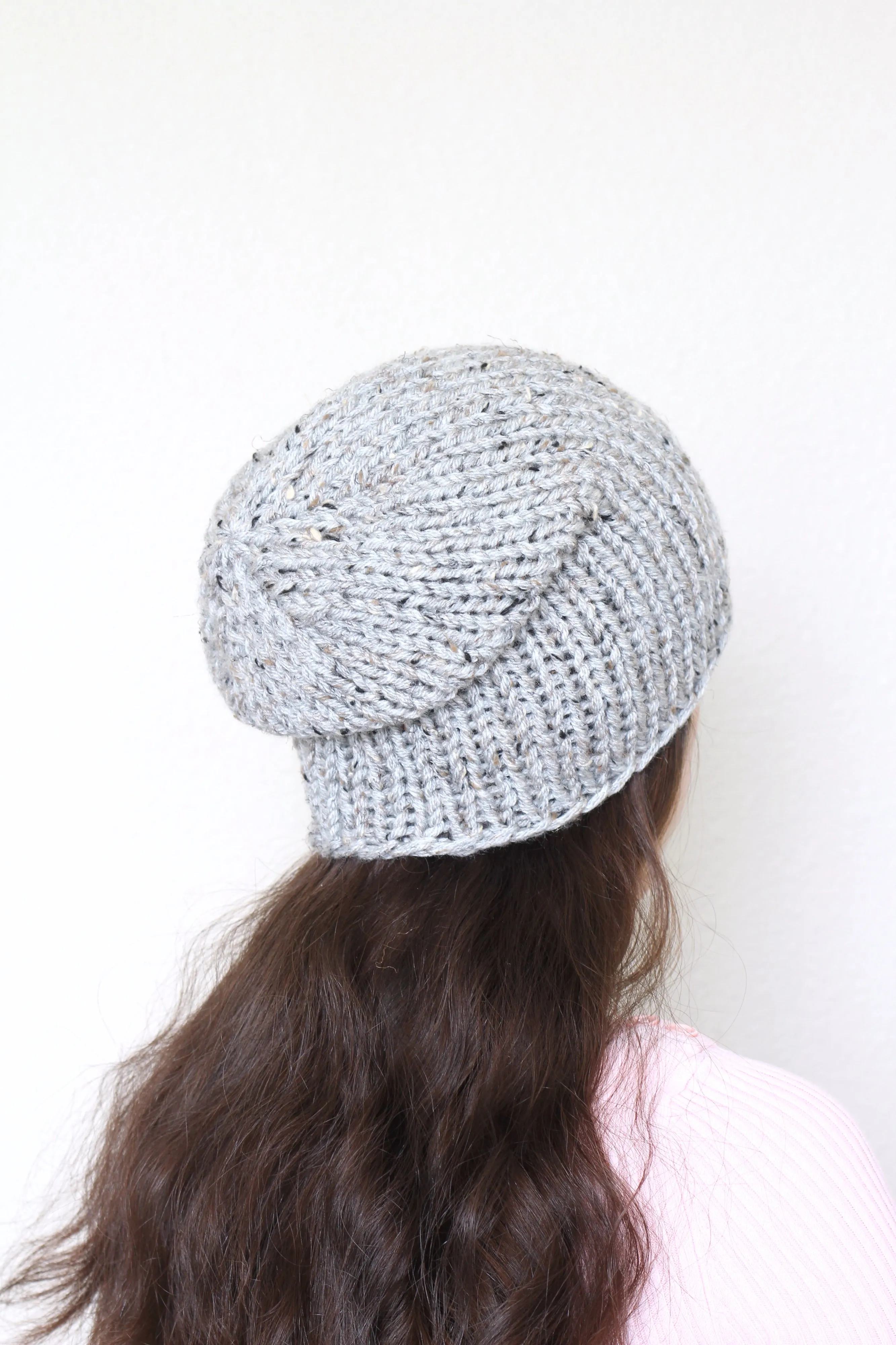 Beanie hat, knit hat, slouchy hat, knit beanie in mustard yellow color