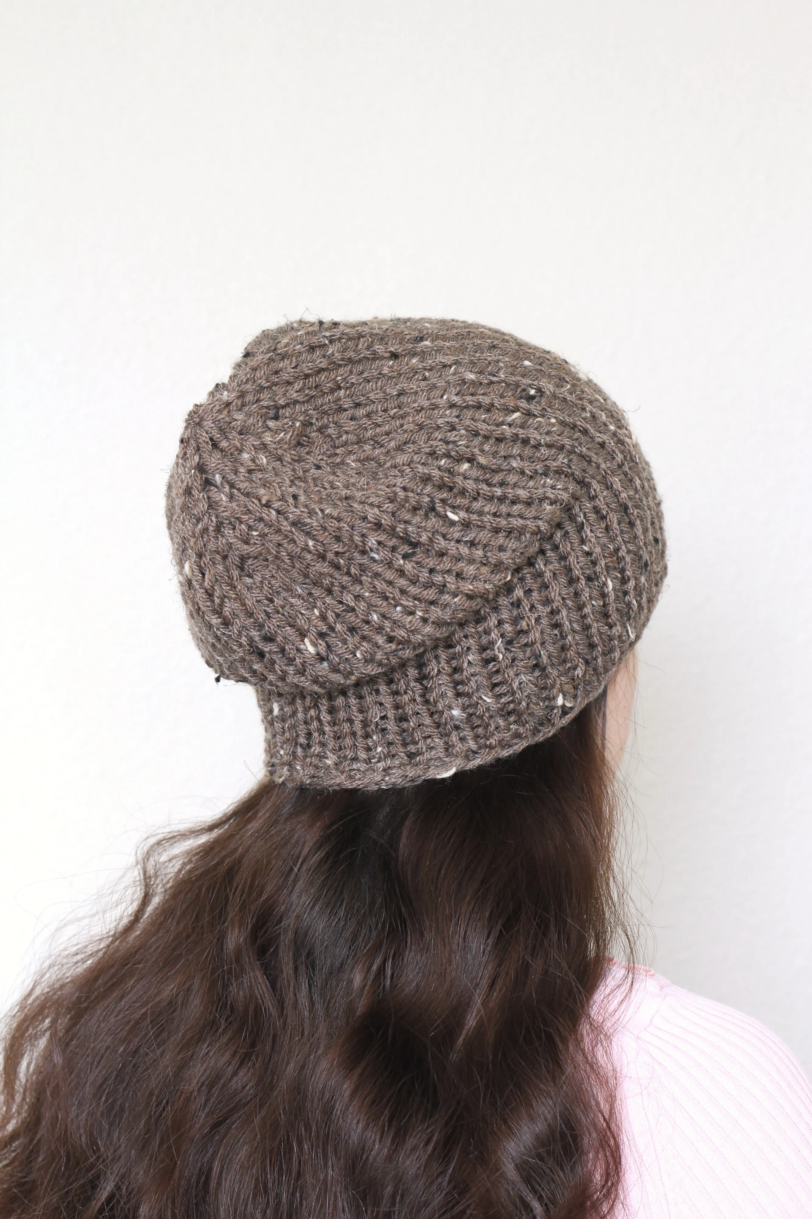 Beanie hat, knit hat, slouchy hat, knit beanie in mustard yellow color