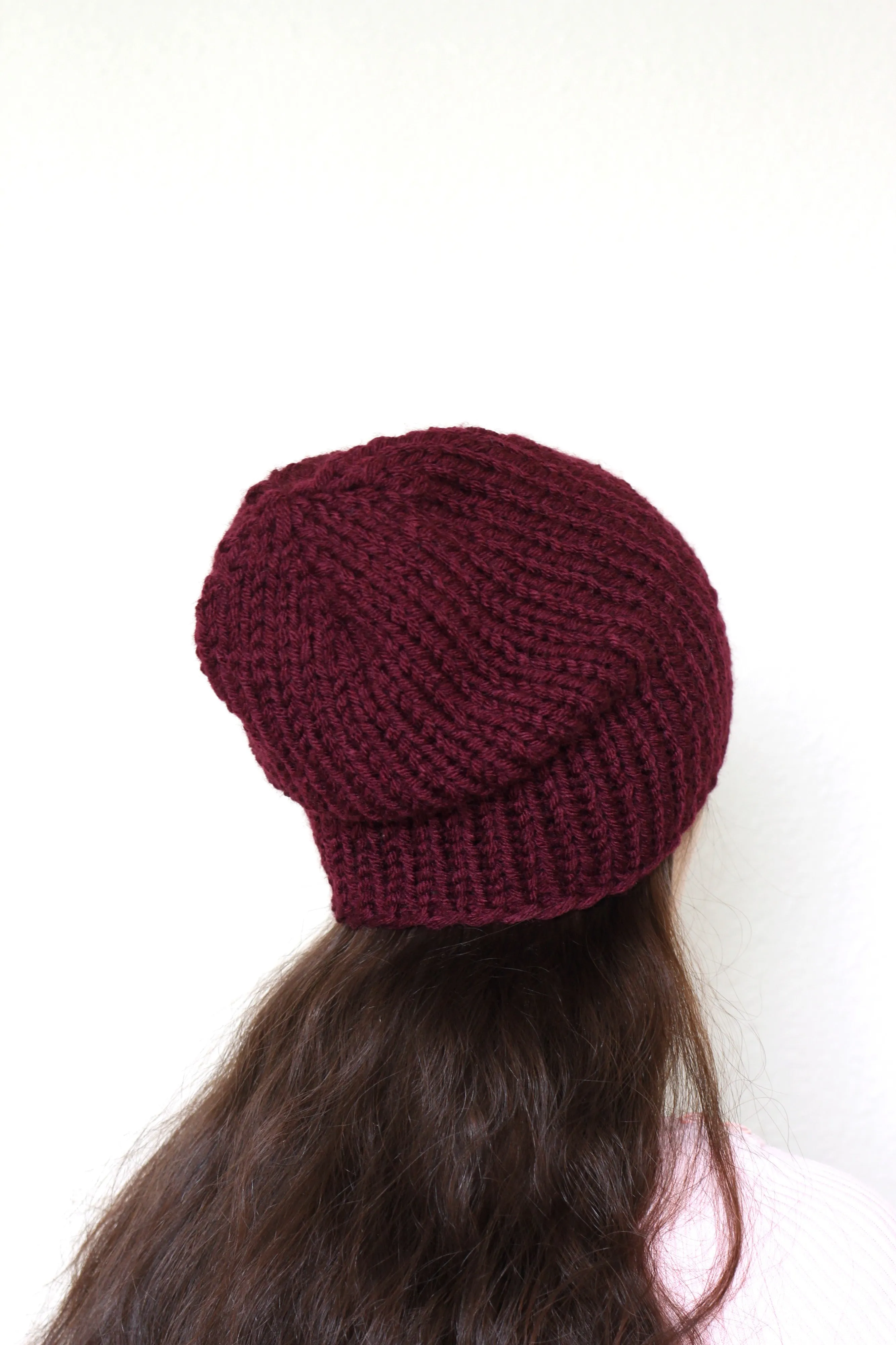 Beanie hat, knit hat, slouchy hat, knit beanie in mustard yellow color