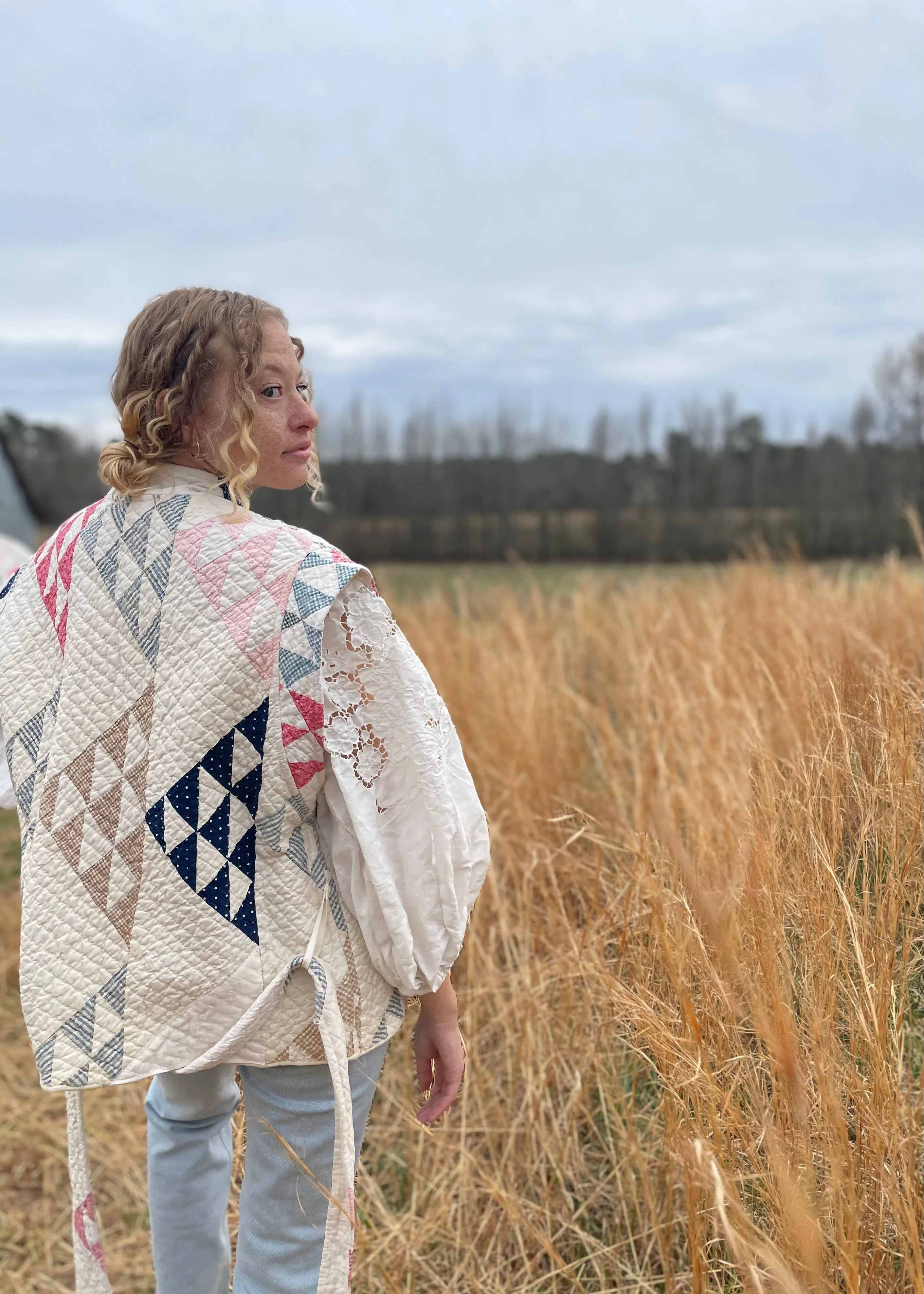 Belle Blouse - Italian Linen Curtains
