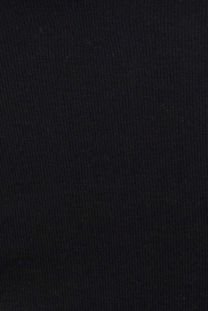 Black Tank Top and Shrug Set Seamless