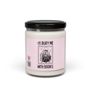 Bookish Skeleton Candle