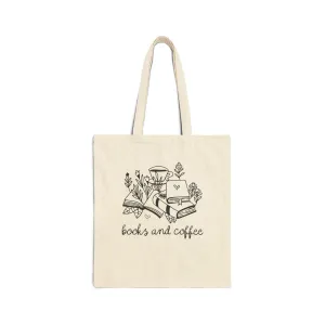Books and Coffee Tote Bag