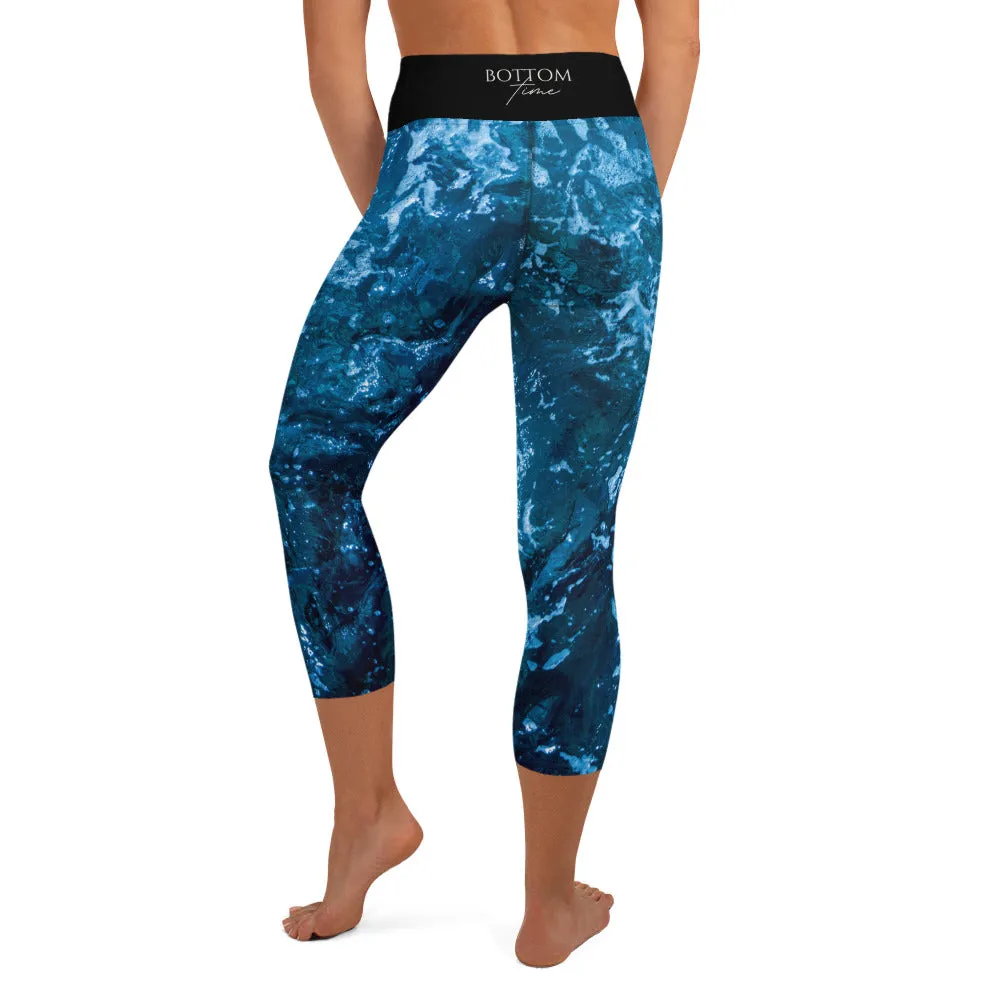 Bottom Time Eco-Friendly Capri Dive Leggings, water