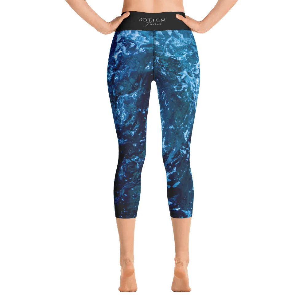 Bottom Time Eco-Friendly Capri Dive Leggings, water