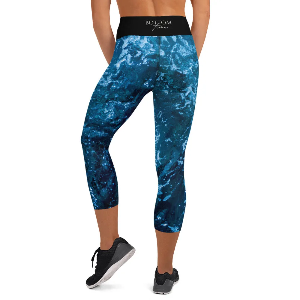 Bottom Time Eco-Friendly Capri Dive Leggings, water