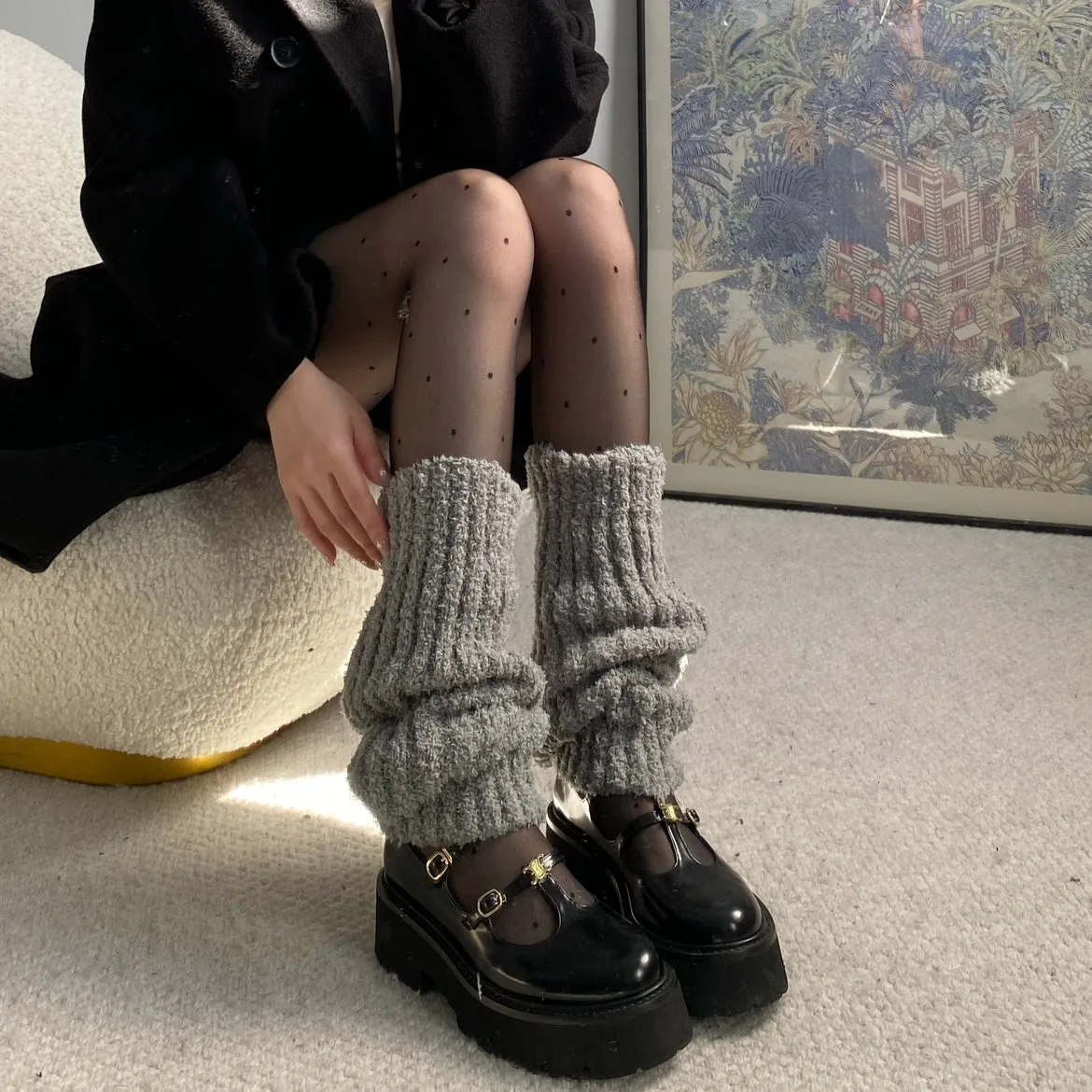 Brisa Knitted Leg Warmers