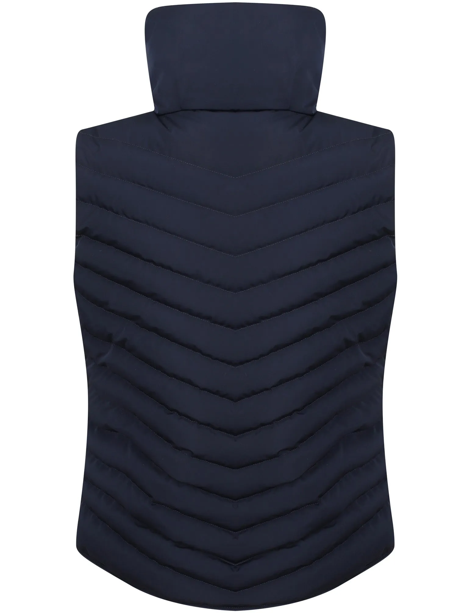 Chervil Padded Gilet With Funnel Neck In Peacoat - Tokyo Laundry