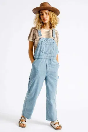 Christina Crop Overall Faded Indigo