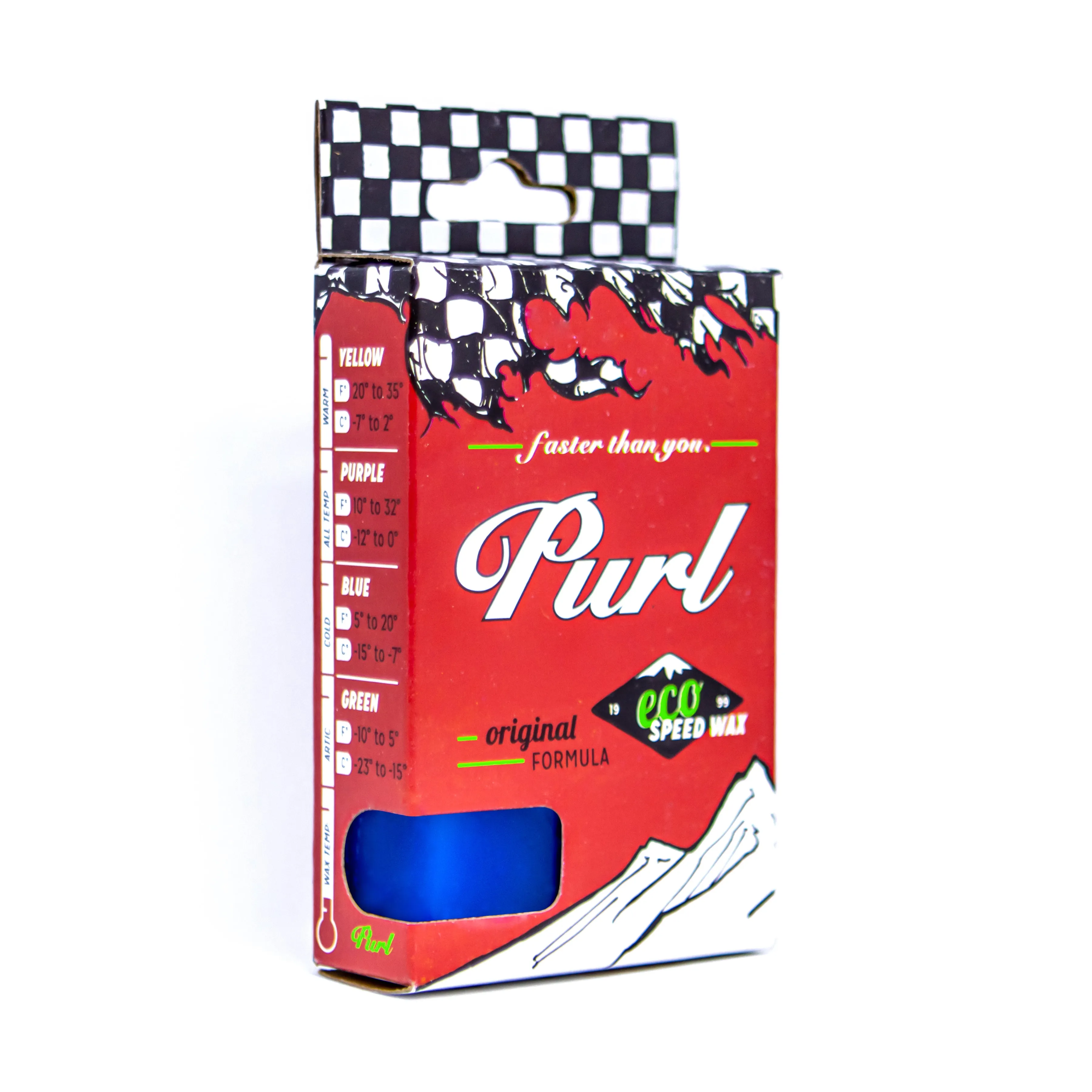 Cold/Winter- Purl Blue Ski and Snowboard Wax
