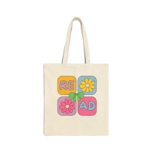 Colorful Reading Tote Bag