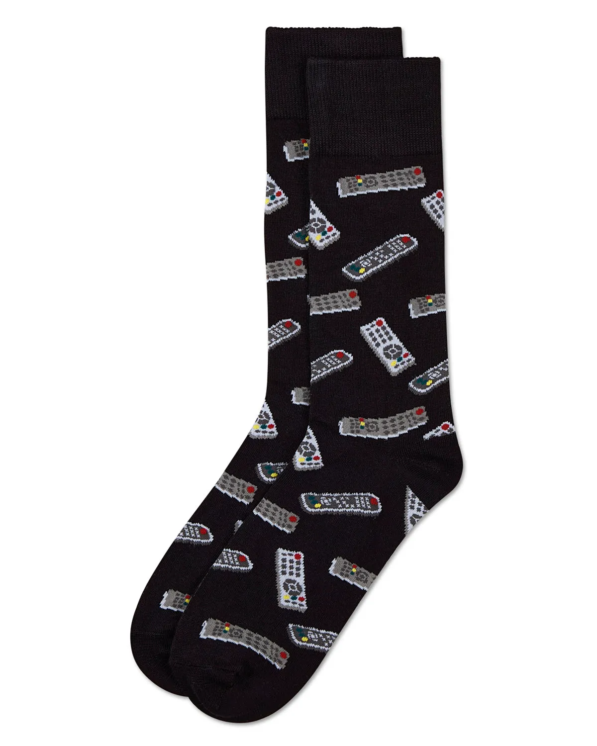 Control Center Remote Men's Bamboo Blend Crew Socks