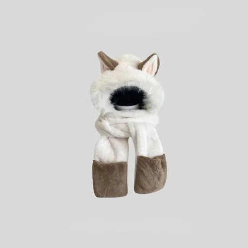 Designer Men's and Women's Plush Hats Winter Warm Ear Protection