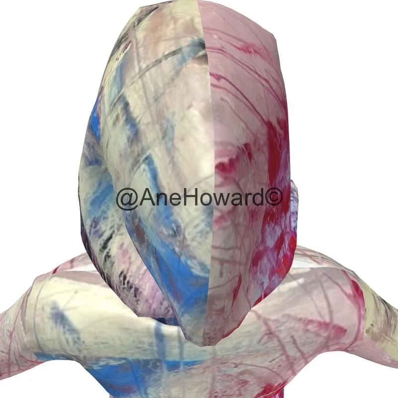Eco-Friendly Hoodie Dress Abstract Sailing
