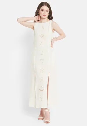 Elara White Dress
