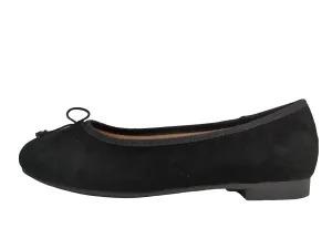 Emerald  Black Suede Ballet Flat 114