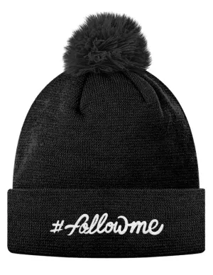 #followme Pom Pom Knit Cap