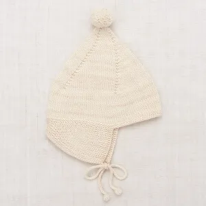 Hand Knit Merino Wool Pointy Peak Hat - String