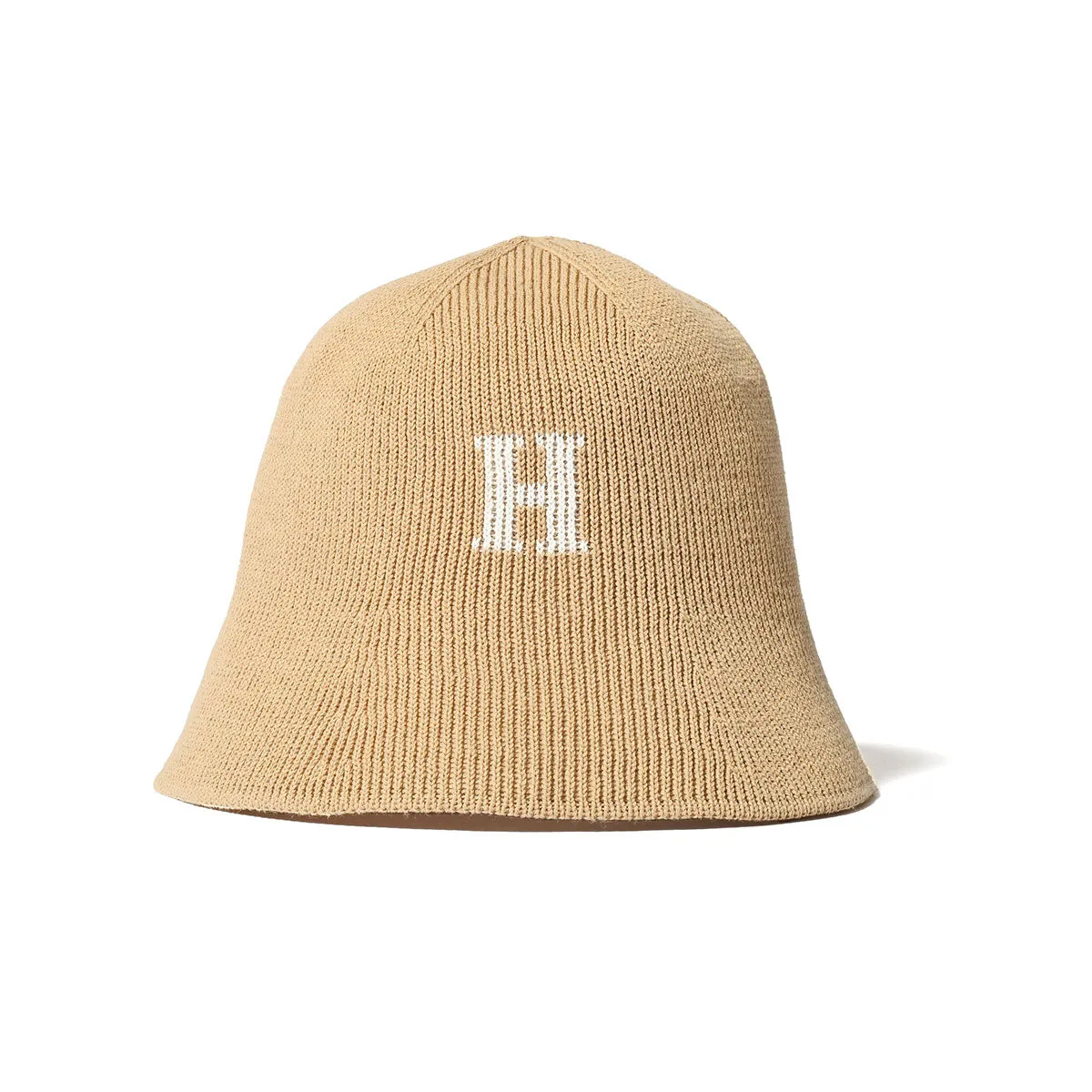 HOMEGAME - H LOGO COTTON KNIT HAT BEIGE【HG241415】