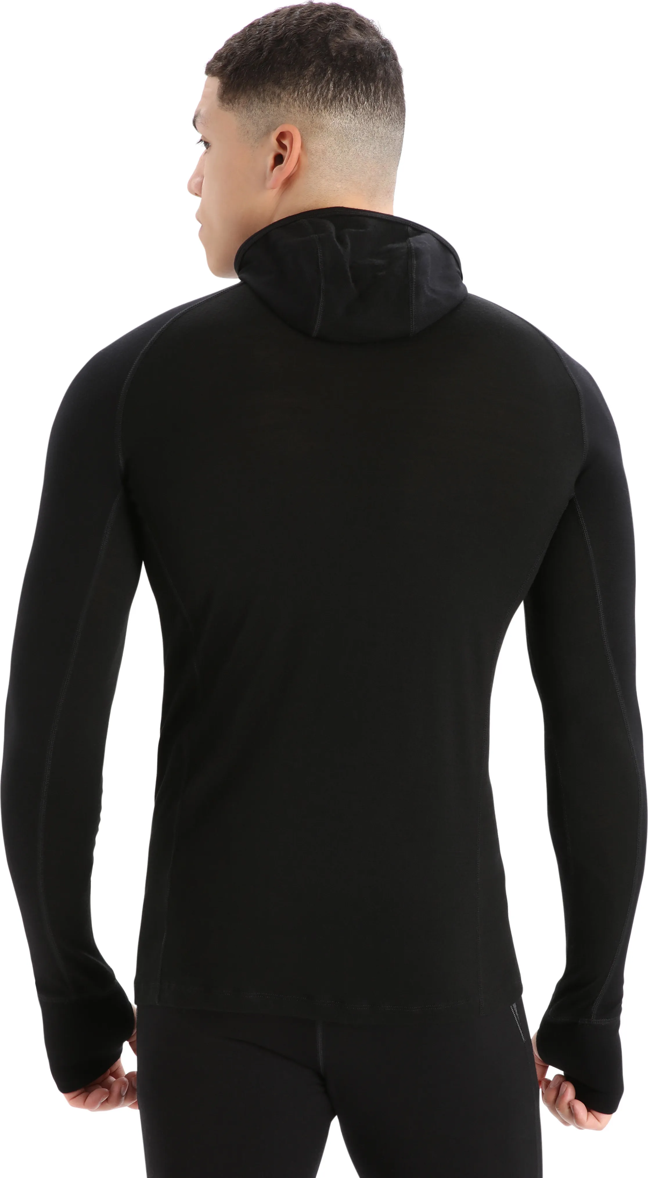 Icebreaker Men&#x27;s Zoneknit Insulated Long Sleeve Hoodie Black | Buy Icebreaker Men&#x27;s Zoneknit Insulated Long Sleeve Hoodie Black here | Outnorth