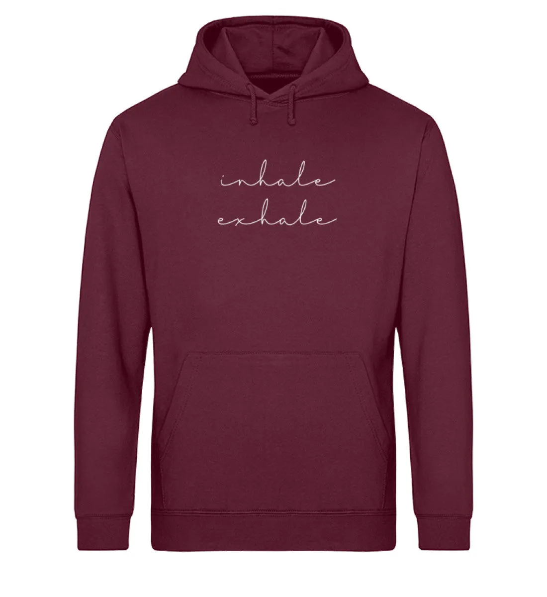 inhale exhale Bio Hoodie Unisex
