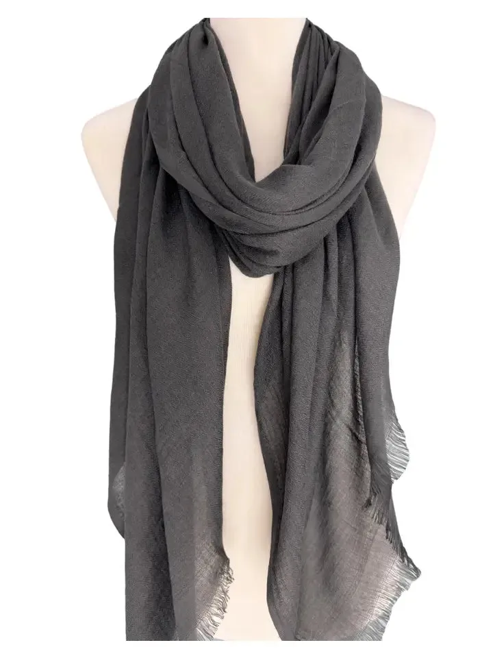 JC021301 Solid Color Super Soft Scarf