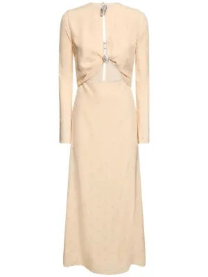 Johanna Ortiz   Hunter Of Dreams silk jacquard dress 