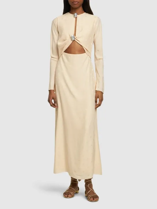 Johanna Ortiz   Hunter Of Dreams silk jacquard dress 