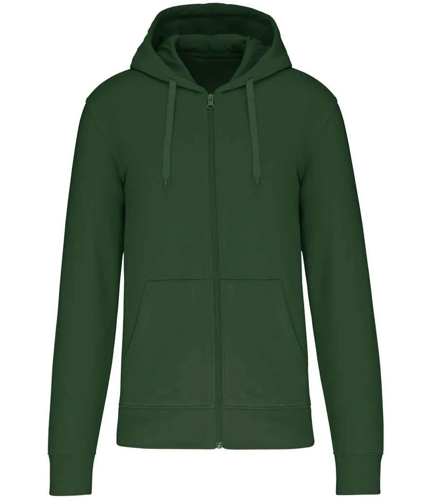 Kariban Eco Friendly Full Zip Hoodie | Forest Green
